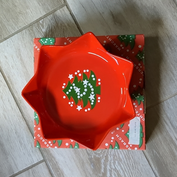 Waechtersbach Holiday New Waechtersbach Star Shaped Dish With